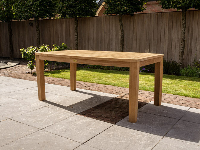Teak-Gartentisch oval Ancona 180 cm