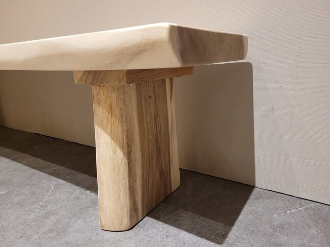 Baumstamm-Sitzbank 140 cm für 2 bis 3 Personen