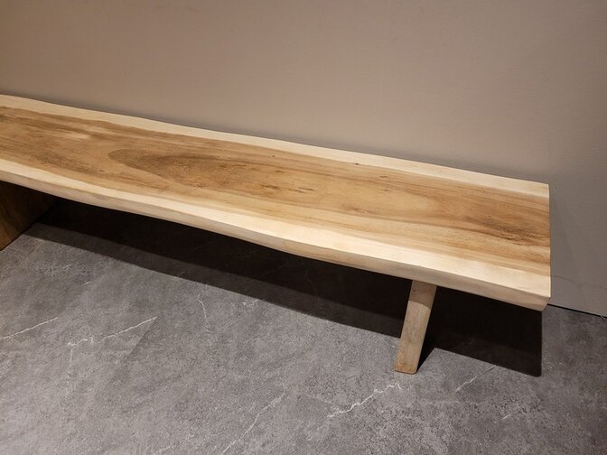 Baumstamm-Sitzbank 140 cm für 2 bis 3 Personen