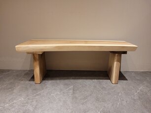 2-Personen-Baumstamm-Sitzbank 120 cm