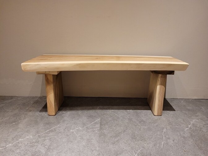 2-Personen-Baumstamm-Sitzbank 120 cm