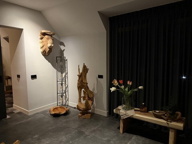 2-Personen-Baumstamm-Sitzbank 120 cm