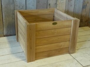 Pflanzkübel aus Teakholz 70 x 70 x 50 cm
