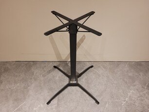 Tischgestell  mit Kippschutz schwarz