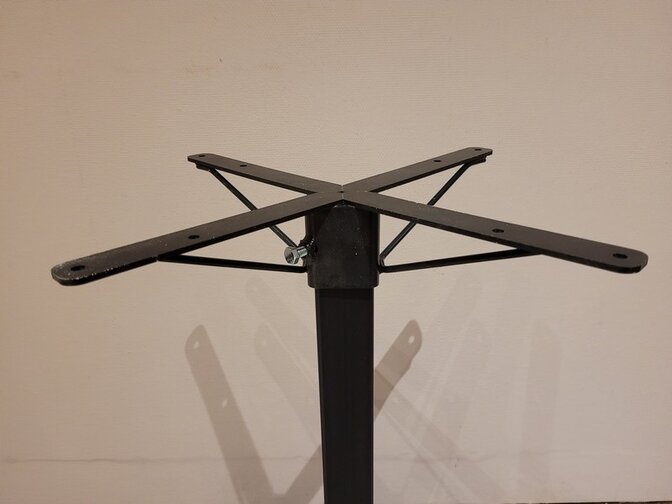 Tischgestell  mit Kippschutz schwarz