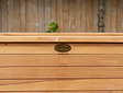 Pflanzkübel aus Teakholz 40x100x80 cm