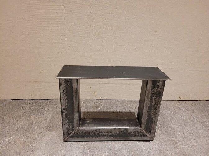 Metallfuß U Couchtisch – rustikal schwarz (pro Set)