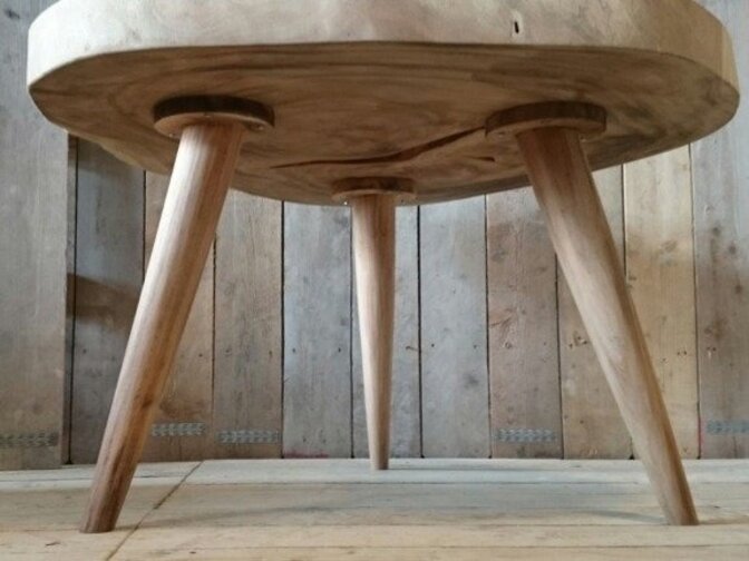 Runde Tischbeine Esstisch Holz pro Stück