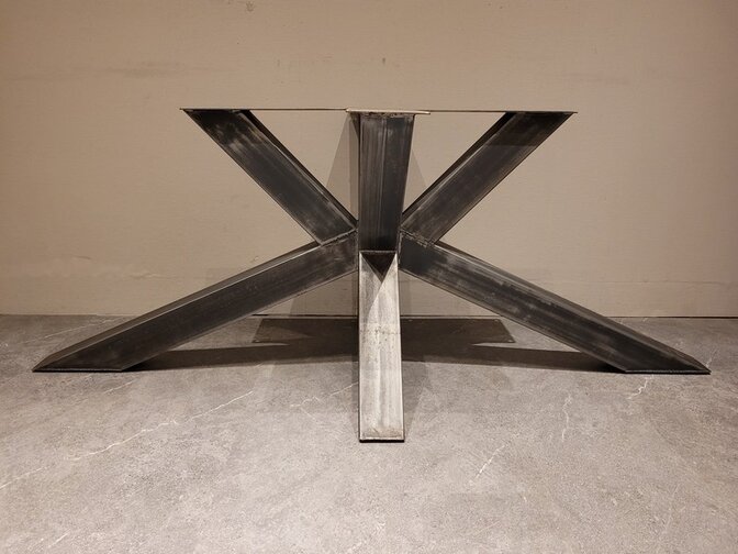 Großes X-Tischgestell 75x180 – rustikal – Matrix