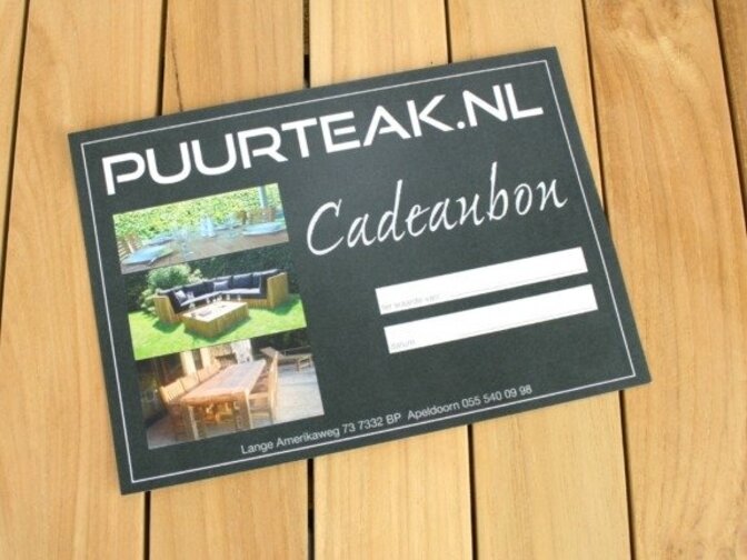 Geschenkgutschein Puurteak.de