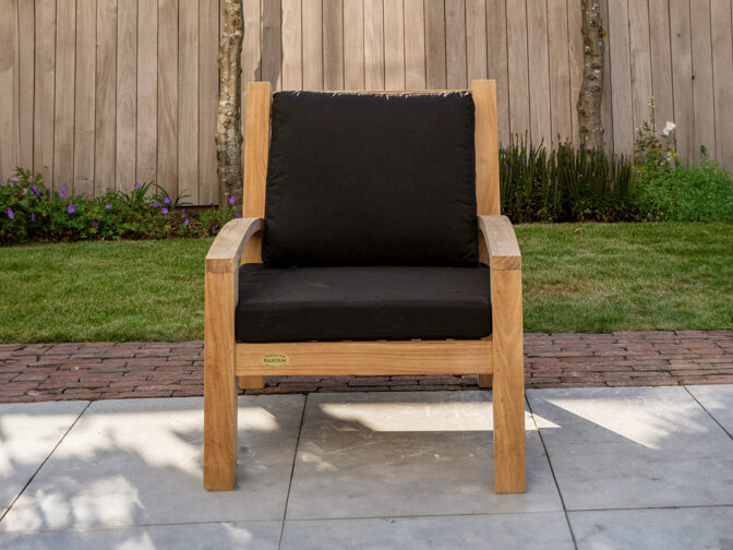 Polster für Modena Lounge-Sessel – Schwarz