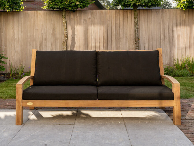 Polster für Modena Lounge-Sofa – Schwarz