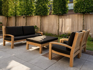 5 Personen Teak Loungeset Modena