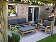 5 Personen Teak Loungeset Modena