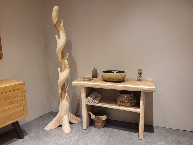 Suar Badezimmerwaschtisch  120 cm  x 50 cm