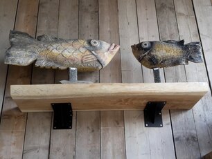 Suar-Bücherregal 35x140 cm