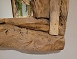 Spiegel, Teak rustikal 70 x 70 cm