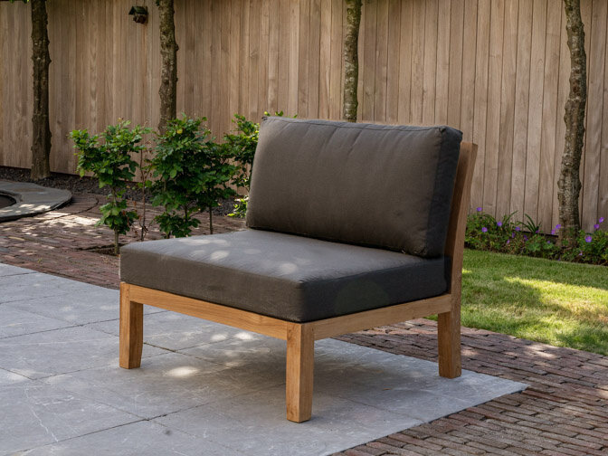 Teak Loungebankmodul New Ibiza 90 cm