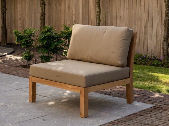 Teak Loungebankmodul New Ibiza 90 cm