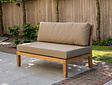 Teak-Loungebankmodul New Ibiza 130 cm