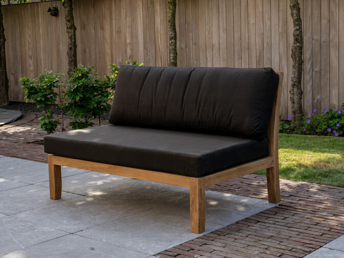 Teak-Loungebankmodul New Ibiza 130 cm