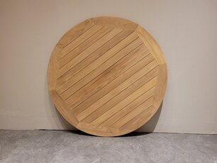 Teak Tischplatte Toscane Ø 100x3cm