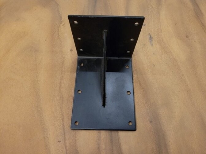 Metall Regalhalter – schwarz 15 x 20 cm – pro Stück