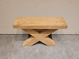 Couchtischgestell X-Form –Holz 7 x 7 cm  pro Stück