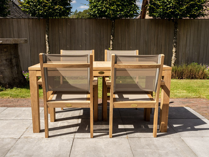 Gartenset Verona 80160 + 4 Stühlen Batyline