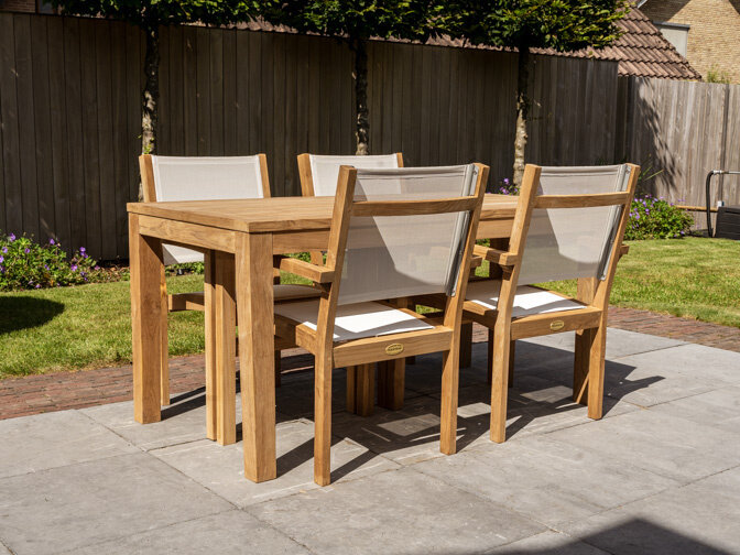 Gartenset Verona 80160 + 4 Stühlen Batyline