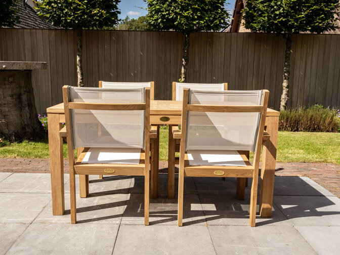 Gartenset Verona 80160 + 4 Stühlen Batyline