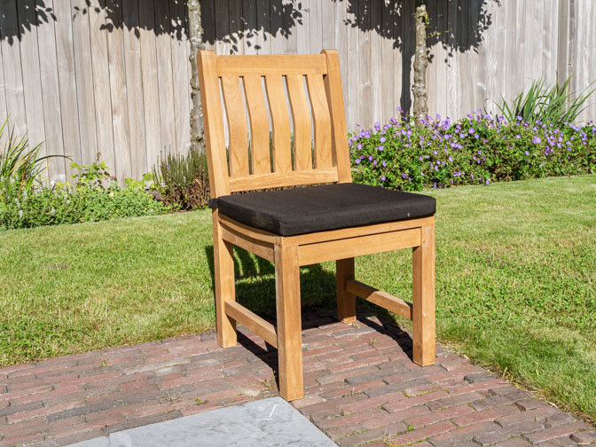 Teak Gartenset 215 + Gartenbank + 3 Stühle