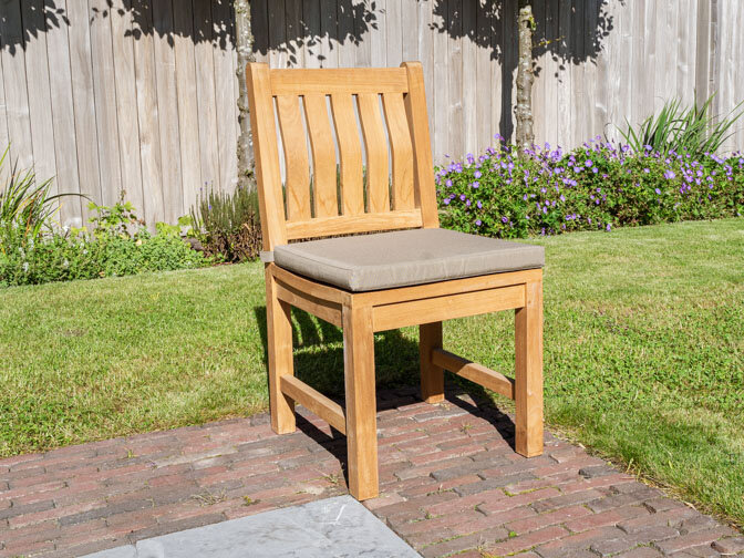 Teak Gartenset 215 + Gartenbank + 3 Stühle