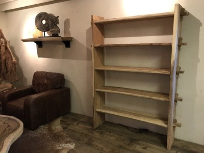 Suarholz-Bücherregal 155x200x40cm