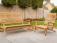 Teak Loungeset Dicaprio zusammenklappbar