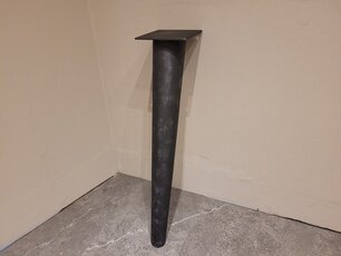 Metall-Tischbein rund - rustikal - pro Stück