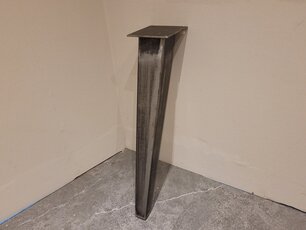 Metall-Tischbein quadratisch - rustikal - pro Stück