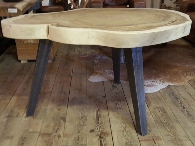 Metall-Tischbein quadratisch - rustikal - pro Stück