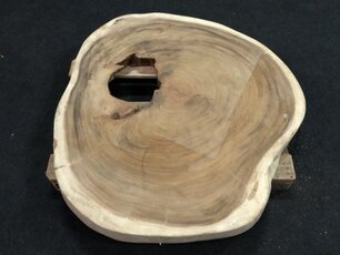 Runde Baumstammtischplatte Ø135/145 cm CA48-1117