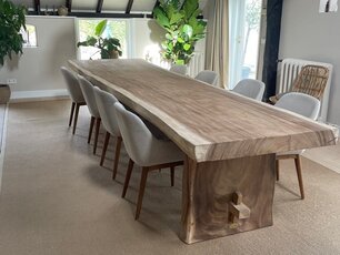 Suar-Baumstamm-Tisch 420 cm