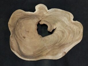 Runde Baumstammtischplatte  Ø 130/170 cm KCA50-618