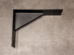 Metall Regalhalter – schwarz 30 x 40 cm – pro Stück