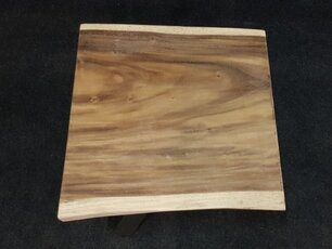 Baumstamm-Tisch quadratisch 70x70x7 cm – lose Platte