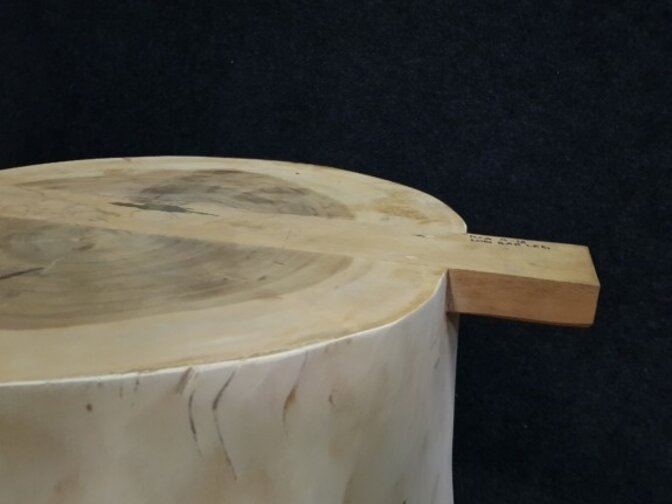 Boomstam bartafel poot - massief