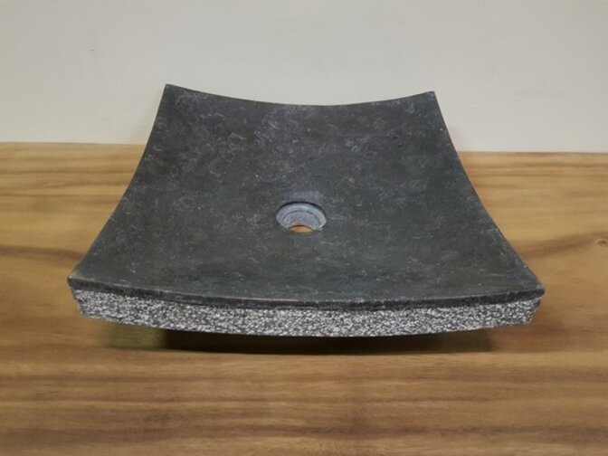 Wasbak Marmer vierkant 40x40x12.5cm