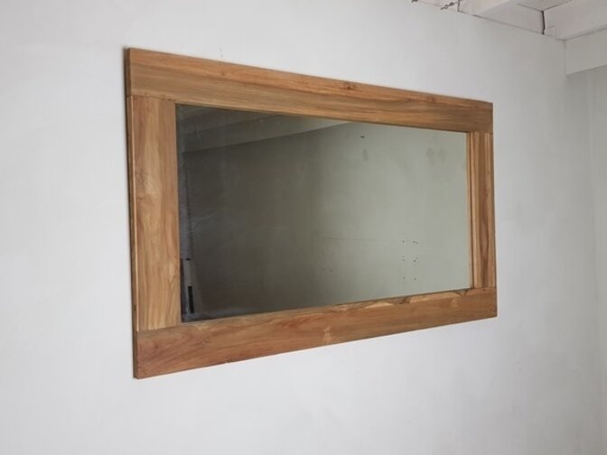 Spiegel 148x85x12cm Natur - Teak
