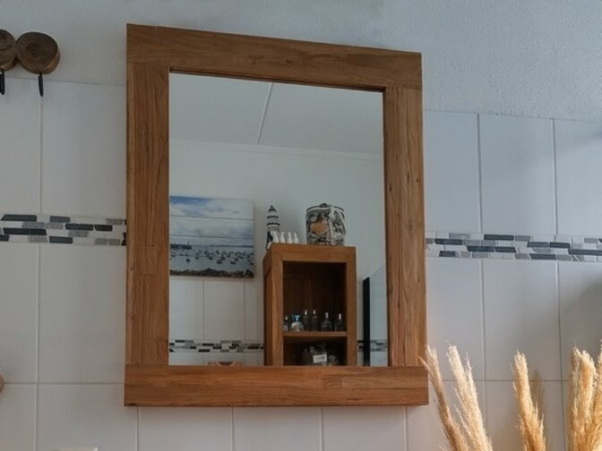 Spiegel 60x80x9cm Natur - Teak