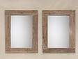 Spiegel 60x80x9cm White Wash - Teak