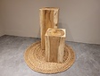 Holzsockel 30x30x80cm houtblok Holzblock