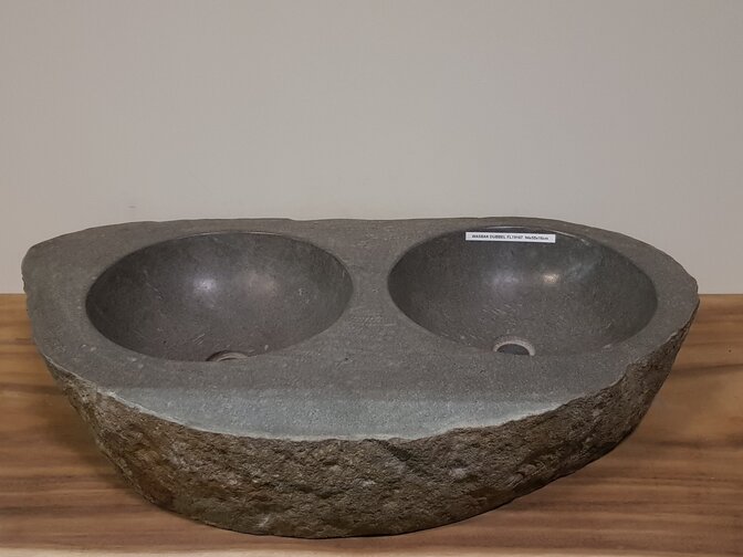 Naturstein-Waschbecken FL19167 - 94x55x16cm